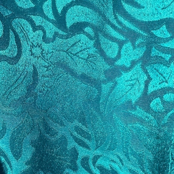 Vintage Victoria’s Secret Gold Label blue maxi robe long satin loungewear lounge - Picture 9 of 15